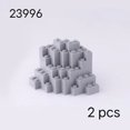 thumbnail image 3 of Bloques de rompecabezas de ensamblaje de partículas pequeñas para construcción de muros de roca MOC Rockery compatibles con 6066 6082 6083, 3 of 5