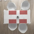 thumbnail image 3 of Ambesonne Feminine Place Mats Set of 4, Doodle Flower Romance Art, Standard Size, Scarlet White Black, 3 of 4