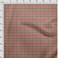 thumbnail image 3 of oneOone Polyester Lycra Fabric Gingham Check Printed Fabric 1 Yard 56 Inch Wide, 3 of 4