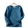 thumbnail image 6 of Ymyiu Toddler Long Sleeve Shirt Baby Boys' and Toddler Long Sleeve Graphic T-Shirts Size 7-8 Years(Blue, 7-8 Years), 6 of 7