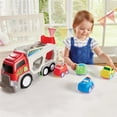 thumbnail image 4 of Kidoozie Lights 'n Sounds Transporter Truck Ages 18 months + Car Carrier Hauler Toddler Preschool, 4 of 6