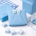 thumbnail image 6 of Kraft Baby Blue Wrapping Paper Roll - Mini Roll - 17 Inch x 33 Feet - Solid Color Baby Blue Wrapping Paper Perfect for Baby Shower, Boys Birthday, Wedding, 6 of 7