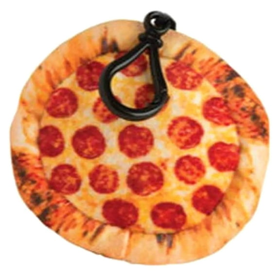 Plush Pizza Backpack Clip