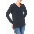thumbnail image 1 of T-Shirts à Manches Longues pour Femmes Noir GRIS JO YD, 1 of 4