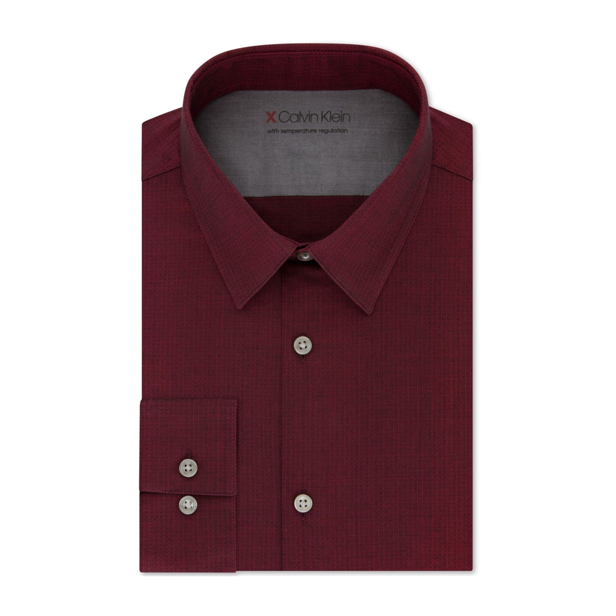 Calvin Klein Mens X Temp Button Up Dress Shirt geranium  | Walmart  Canada