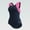 Navy/Pink, variant on Aquashape Moderate Lap Suit Color Block Female