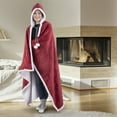 thumbnail image 2 of Hoodzy Blanket Biking Red, 2 of 2