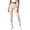 White, variant on MXUIKV Leggings Pants for Women Tight Fitted Elastic High Waist Workout Yoga Trousers Solid Color(X-Large,White)