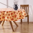 thumbnail image 6 of Way To Celebrate Halloween PEVA Tablecloth, Indoor & Outdoor Table 70" Round - Pumpkin Toss, 6 of 9