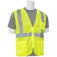 thumbnail image 4 of Erb S363P Class 2 Mesh Hi Vis Lime Safety Vest With 4 Pockets, Xs, 4 of 4