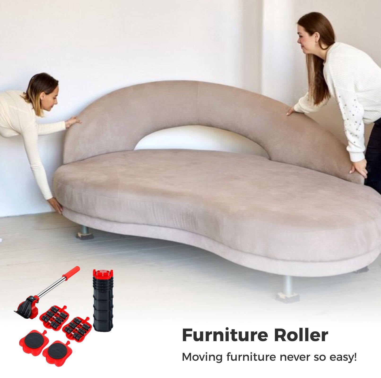 Furniture Lifter and Roller Set 14 Pcs Easy Furniture Mover Set Heavy-Duty Furniture Transport Slider with Load Capacity Up to 150kg/330lbs for Safe