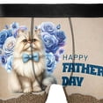 thumbnail image 4 of Persian Proud Dad Happy Father's Day All Over Print Boxer Briefs Underwear for Men Dad Cat Lover Kitten Owner Gifts - 02008, 4 of 6