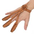 thumbnail image 1 of Adjustable Archery Glove, Archery Protector Glove, Comfortable For Protection Easy To Wear Archery Accessory Archery Sports Brown, 1 of 8