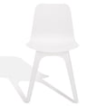 thumbnail image 4 of SAFAVIEH Couture Damiano Classic PP Solid Dining Side Chair, White (Set of 2), 4 of 14