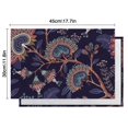 thumbnail image 6 of Artistic Paisley Placemats Set of 4, Flax Linen Table Mats with Heat Resistant Wrinkle Free Finish and Colorful Vintage Bohemian Floral Mandala Designs, 6 of 6