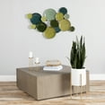 thumbnail image 6 of Stratton Home Decor Modern Mykonos Metal Blue and Green Centerpiece Wall Decor, 6 of 7