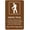 Warning Sign 2, variant on Hiking Trail Natural Terrain Trail Follow Red Trail Markers Stay On Marked Trail Warning Metal Sign Vintage Wall Decor for Home Farm Bar Coffee Shop Club Decoration 8x12 Inch
