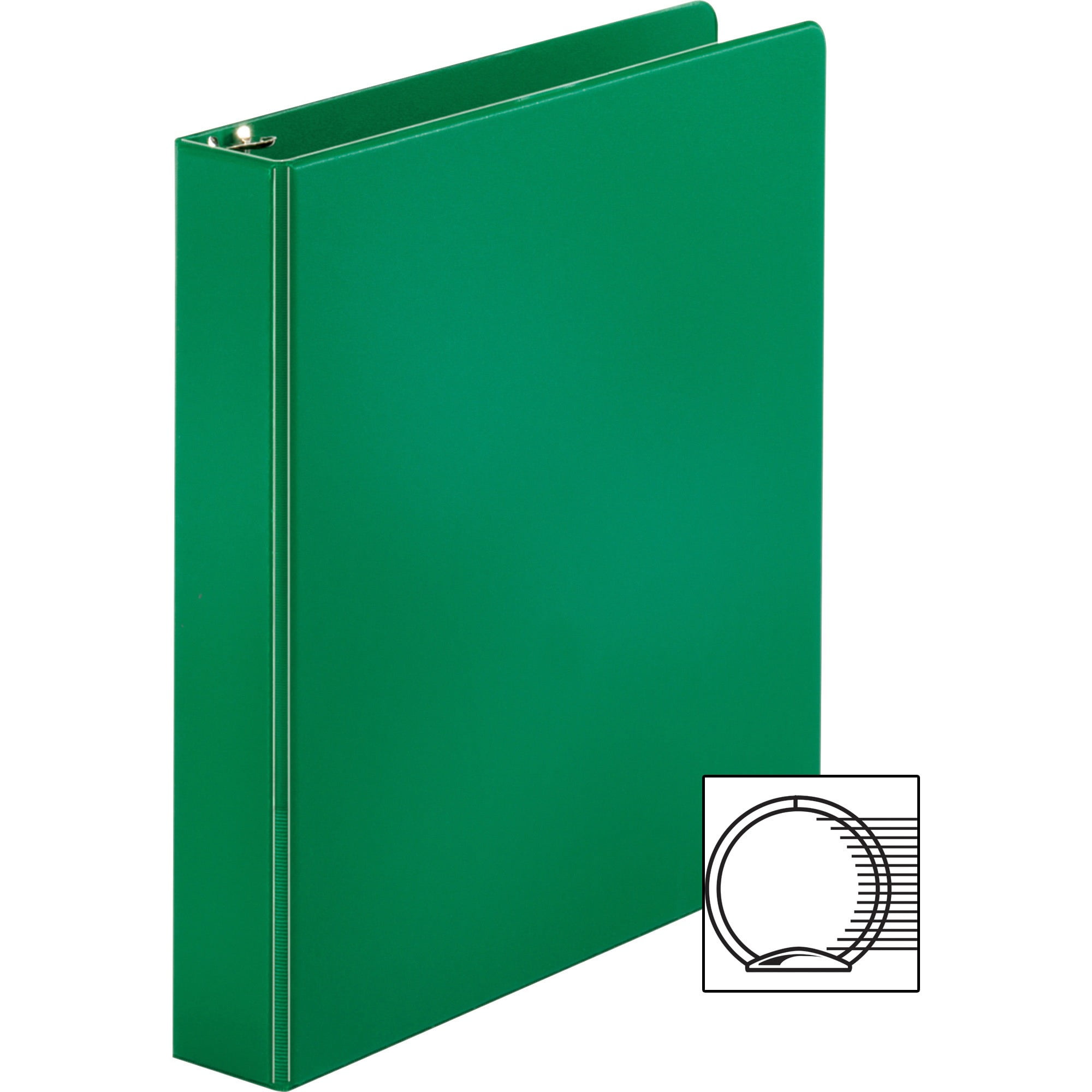 Sparco 3Ring Binder 11/2" Capacity 11"x81/2" Green 03404