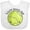 AA-White, variant on Inktastic Future Tennis Star- Cute Tennis Ball Boys or Girls Baby Bib