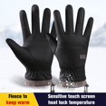 thumbnail image 2 of Winter Men's Outdoor Coldproof Ski Gloves Windproof Waterproof K Gray, 2 of 5
