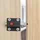thumbnail image 3 of Black Spring-Loaded Knob Set for Cabinet Doors and Drawers, 4-Pack Automatic Latch Lock with Smooth Operation, 3 of 5