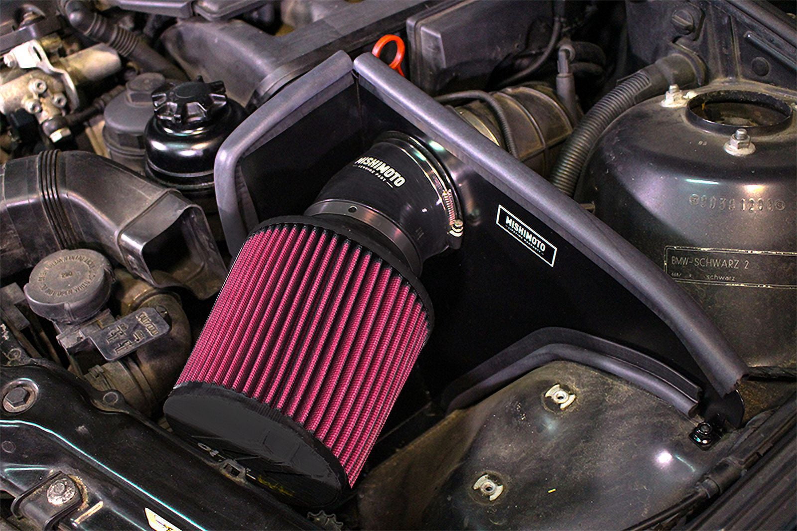 Mishimoto MMAI-E46-01BK Performance Air Intake Compatible With BMW E46 3-Series 2001-2006 Black