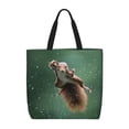 thumbnail image 1 of Balery Squirrel Bolsa de Mano para Mujeres con Cremallera, Bolsa de Gimnasio con Compartimentos, Bolsa para Laptop, Bolsa para Trabajo, 1 of 7