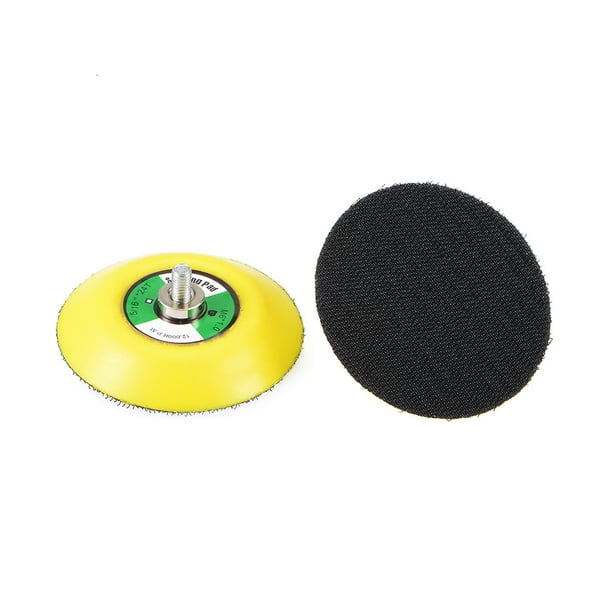 3Inch Hook and Loop Sanding Pad, M6*10mm Thread, Sandpaper Backing