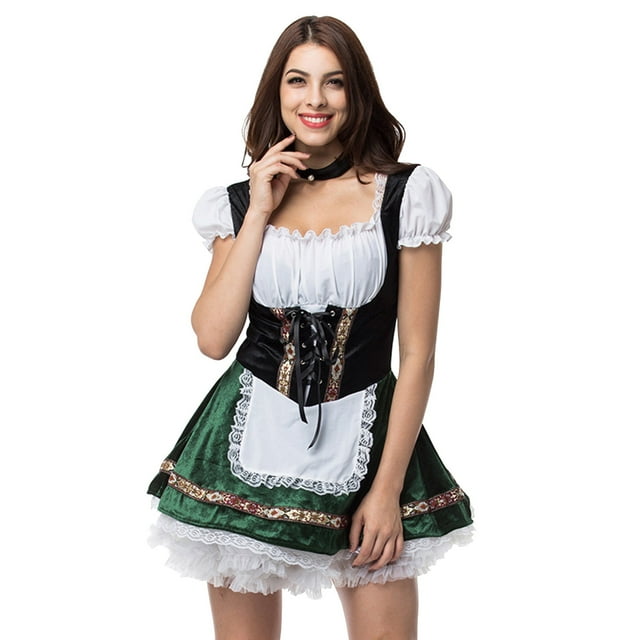 2025 Robe de Fête pour Femmes Grande Taille Robes Plus Épaules Dénudées Oktoberfest Bière Robes Grande Taille Robe Formelle pour Femmes