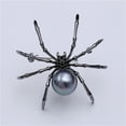 thumbnail image 6 of BGZLEU Punk Spider Crystal Bead Brooch Pin Set for Women Men Rock Gothic Faux PearlAnimal Backpack Scarf Shirt Bag Hat Shawl Pin Bar Party Body Halloween Jewelry Gift, 6 of 9