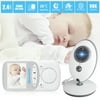 TSV Video Baby Monitor with Digital Camera, 2.4inch LCD Screen Wireless Video Monitor with Temperature Monitor, Night Vision, 960ft Transmission Range, Two-Way Talk & Strong Signal, Built-in 8 Lullabies