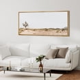 thumbnail image 3 of IDEA4WALL Extra Large Framed Canvas Print Wall Art Desert Solitude Joshua Tree Landscape Modern Art Nature Photography Oversized Art Realism Wall Decoration Relax/Calm for Living Room - 60"x30", 3 of 5