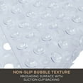thumbnail image 4 of Bath Bliss Clear Bubble Textured Bathmat, 4 of 4
