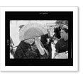 thumbnail image 2 of Historic Framed Print, [Young woman holding a fan spread open before her face during a religious procession in Ibiza; twisted about her fingers is a rosary], 17-7/8" x 21-7/8", 2 of 9