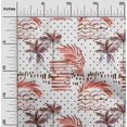 thumbnail image 2 of oneOone Georgette Viscose Red Fabric Tropical Diy Clothing Quilting Fabric Print Fabric By Yard 42 Inch Wide, 2 of 4