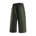 thumbnail image 4 of Dresfit Men's Capri Pants Baggy Below the Knee Shorts Summer 2026 Drawstring Gym Capris Cooling Quick Dry Big and Tall with Zipper Pockets XL, 4 of 5