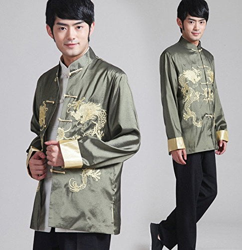 Best selling Chinese men's 囍 style Kung Fu clothing suit pajamas Size:M 3XL 