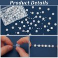 thumbnail image 4 of 300pcs Transparent Glass Number Beads Flat Round Number Beads 10mm AB Colorful Number Beads Small Spacer Beads for Jewelry Making Bracelets Necklaces, 4 of 6