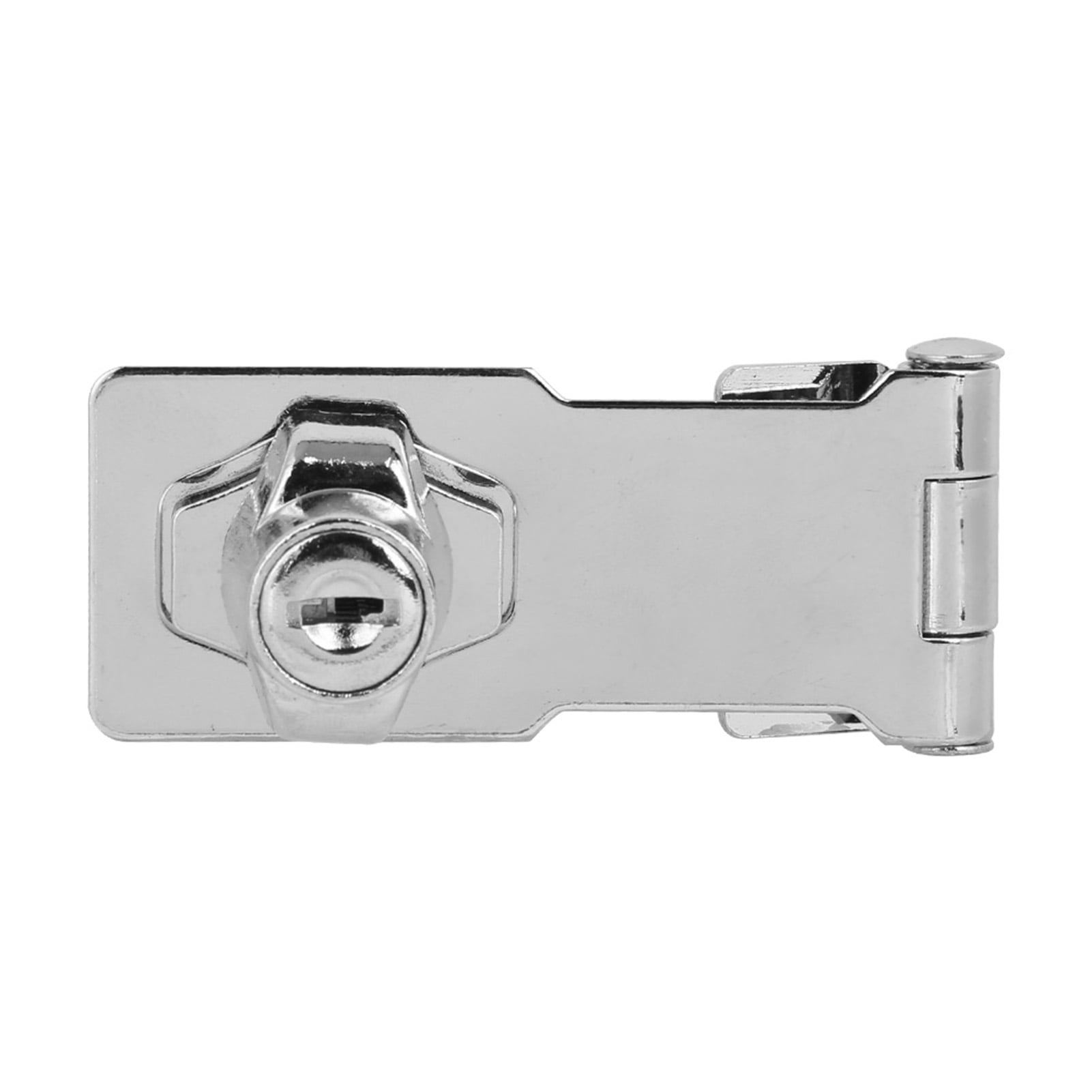 S/S Keyed Hasp Lock Twist Knob Keyed Locking Hasp for Small Doors Drawer Cabinet 
