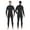 men full black, variant on Wetsuit Kids Boys/Girls, Youth Child Thermal Warm Neoprene 3mm Full Swimsuit T3 to 14, Toddler Cold Water Junior Front Zip Shorty Wet Suits 2mm for Surfing Swimming Snorkeling Diving