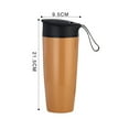 thumbnail image 5 of Joernso 500ml Thermal Cup Rust-resistant Ceramics Liner Stainless Steel Portable Car Vacuum Flask for Outdoor, 5 of 8