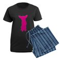 thumbnail image 5 of CafePress - Chihuahua Silhouette Women's Dark Pajamas - Women's Short Sleeve Print T-Shirt and Pants Dark Cotton Pajama Set, 5 of 7