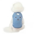 thumbnail image 5 of kladzum Dog Sweaters Dog Warm Shirt Pet Clothing Fall and Winter Pet Clothing Bear Embroidered Vests, Dog Sweaters, Small Dog Coat Warm Sweartershirts, 5 of 6