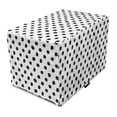 thumbnail image 1 of Grunge Dog Crate Cover, Geometric Circle Splashes Smudges Hand Drawn Murky Polka Dots Monochrome, Easy to Use Pet Kennel Cover Small Dogs Puppies Kittens, 7 Sizes, Charcoal Grey White, by Ambesonne, 1 of 6