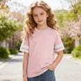 thumbnail image 4 of Tween T Shirts for Girls Crew Neck Short Sleeve Tee T-Shirt Soft Casual Summer T Shirts 12-13 Years, 4 of 4