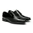 thumbnail image 3 of Bruno Marc Men’s Patent Tuxedo Dress Shoes Classic Lace-Up Formal Oxfords, 3 of 5