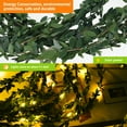 thumbnail image 2 of Eummy Solar Lamp, Artificial Maple Leaf String Lights, LED Solar Powered Fake Ivy String Light Wreath IP65 Waterproof Hanging Plant Light for   Room Decor 5m/10m, 2 of 6
