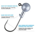 thumbnail image 5 of Goture Round Jig Head, Lead Jig Head Hooks for Freshwater Saltwater Fishing, Swimbait Jig Heads with Fishing Box for TroutBass Fishing, Crappie Pro Jig Heads, 5 of 6