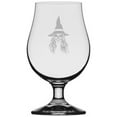 thumbnail image 2 of Skull Witch 1 Happy Halloween Etched 13.25oz Iona Beer Glass, 2 of 2