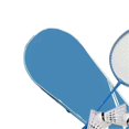 thumbnail image 4 of 2PCS Badminton Rackets Set for Outdoor Backyard Games Lightweight Badminton Rackets with Shuttlecocks Carrying Bag for Adults and Teenagers Sky Blue, 4 of 4